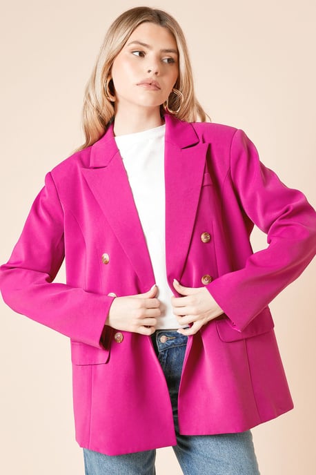 Oversized Double Breasted Blazer - Image 2