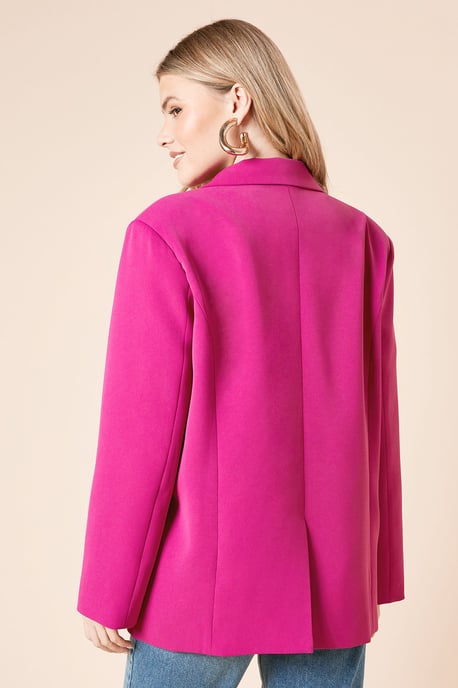 Oversized Double Breasted Blazer - Image 4