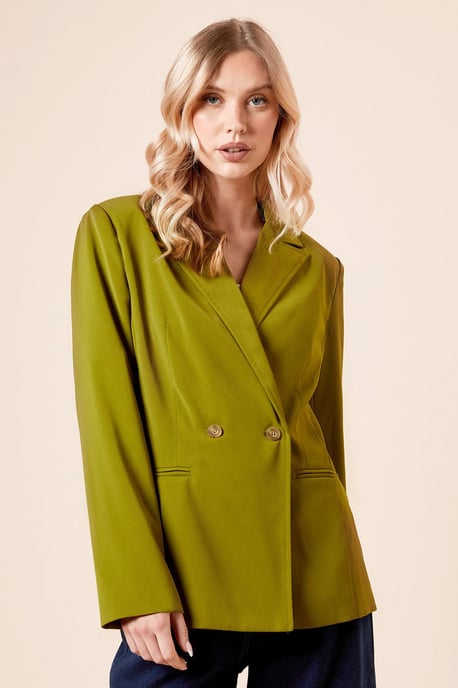 Tailored Seam Front Detail Blazer - Image 1