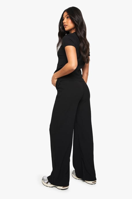 MATERNITY RUCHED SIDE TSHIRT AND WIDE LEG CO-ORD - Image 2