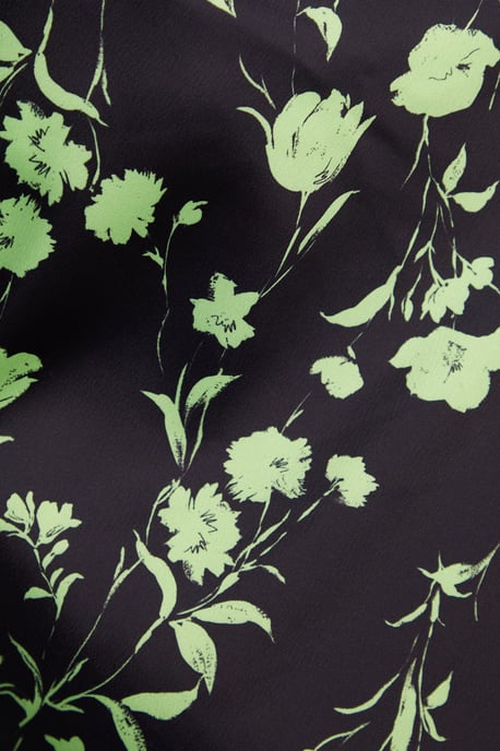 HCD Print Satin Bias Midi Skirt - Image 4