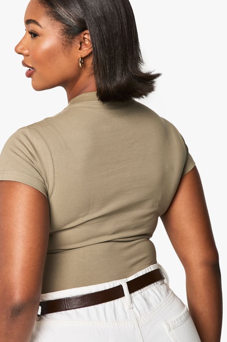 PLUS BOOHOO BASICS FITTED TOP - Image 2