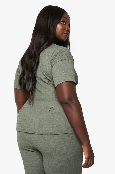 Plus Cinched Waist Top - Image 2