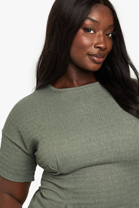 Plus Cinched Waist Top - Image 4
