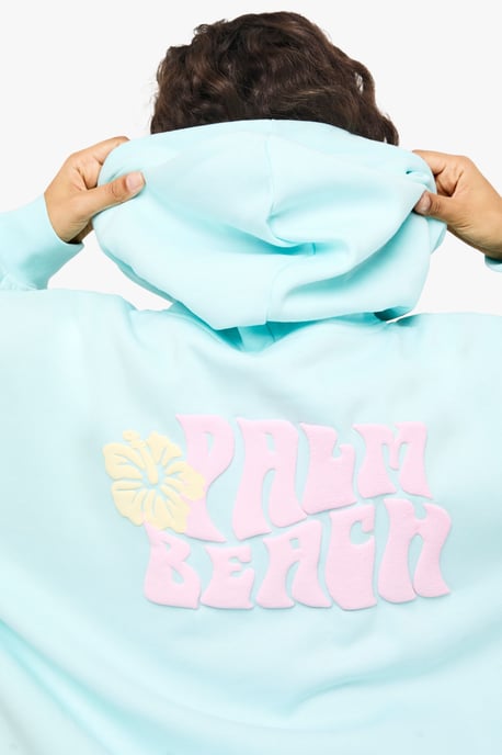 Palm Beach Puff Print Short Tracksuit - Image 4