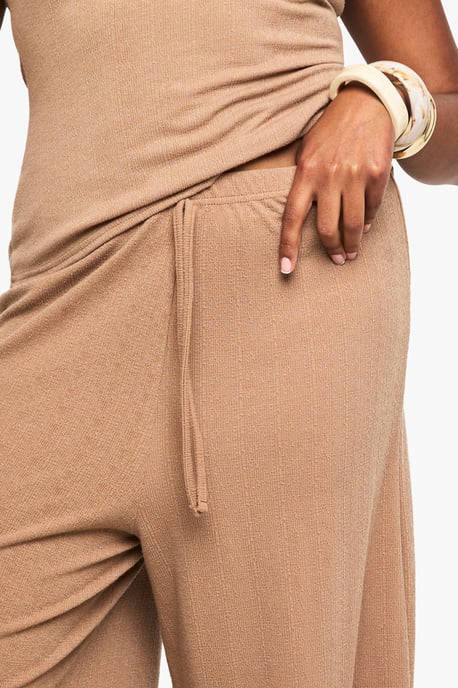 Plus Ripple Rib Drawstring Trouser - Image 4
