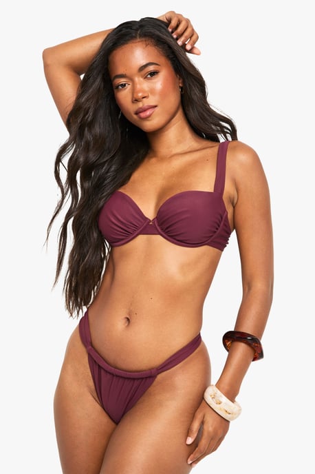 Swimwear Essentials Ruched Brief - Image 1