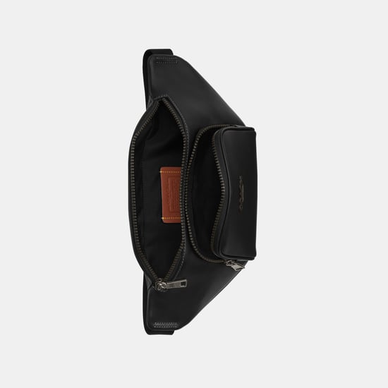 Racer Small Belt Bag in Smooth Leather - Image 3