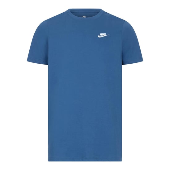 3 Pack Nike Sportswear Men's Club T Shirt in Blue/White/White - Image 2