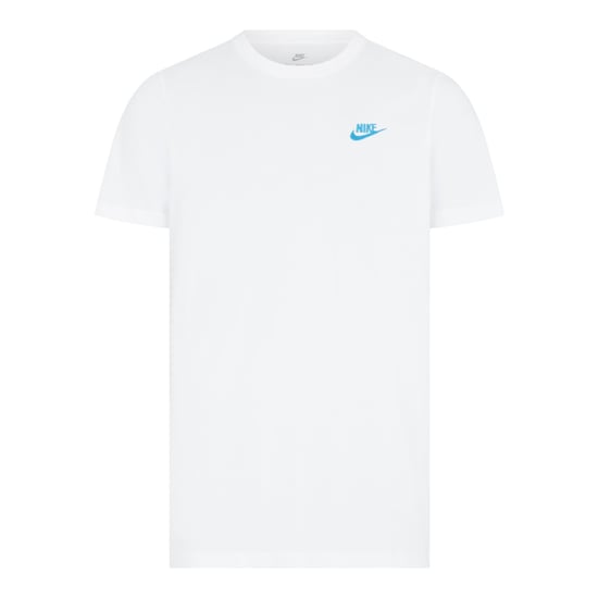 3 Pack Nike Sportswear Men's Club T Shirt in Blue/White/White - Image 4