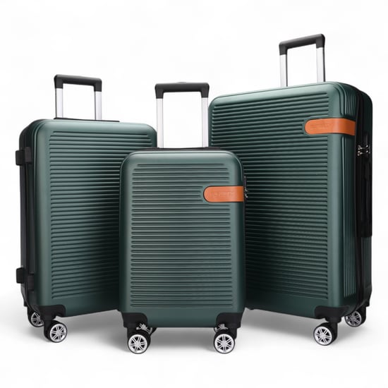 Harde koffer in smaragdgroen, robuust ABS, lichtgewicht bagage, vakantietas - Image 1