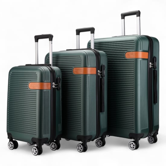 Harde koffer in smaragdgroen, robuust ABS, lichtgewicht bagage, vakantietas - Image 4