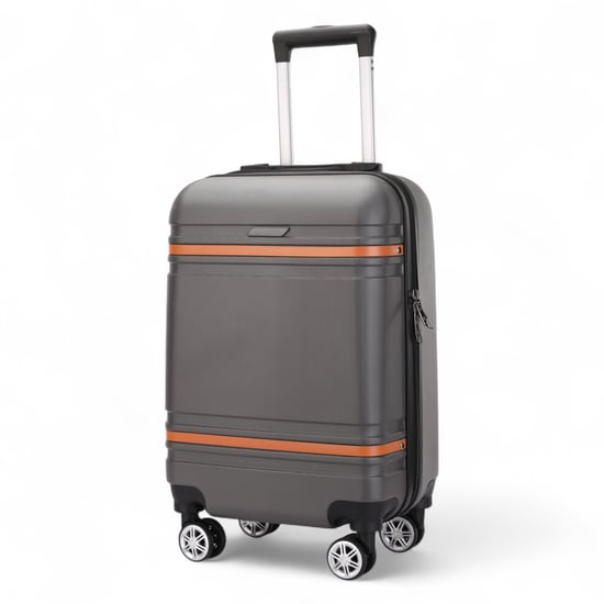Harde koffer in houtskoolzwart, robuuste ABS lichtgewicht bagage, vakantietas - Image 4