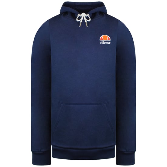 Ellesse Logo Mens Navy Hoodie - Image 1