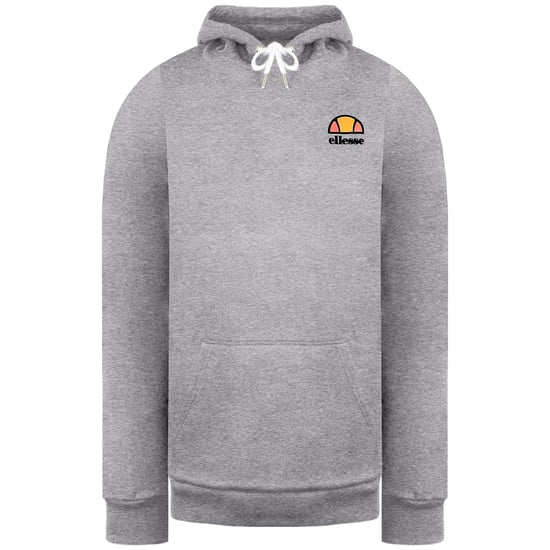 Ellesse Logo Mens Light Grey Hoodie - Image 1