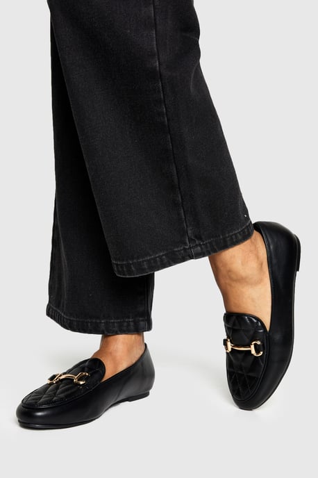 Wide Fit Quilted Loafer - Image 1