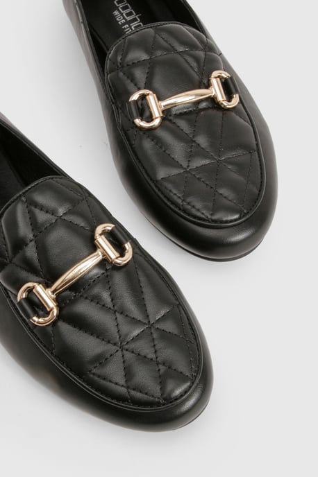 Wide Fit Quilted Loafer - Image 5