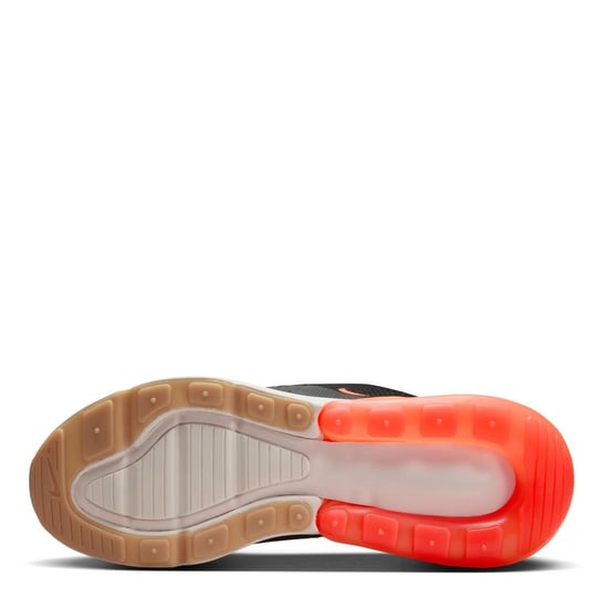 Nike Air Max 270 Trainers in Black/Bright Crimson/Phantom/Total Orange - Image 6