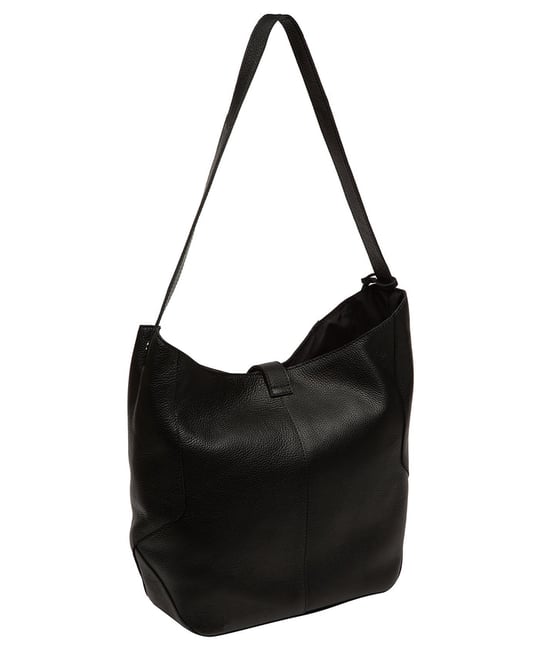 'Sofia' Black Leather Tote Bag - Image 3