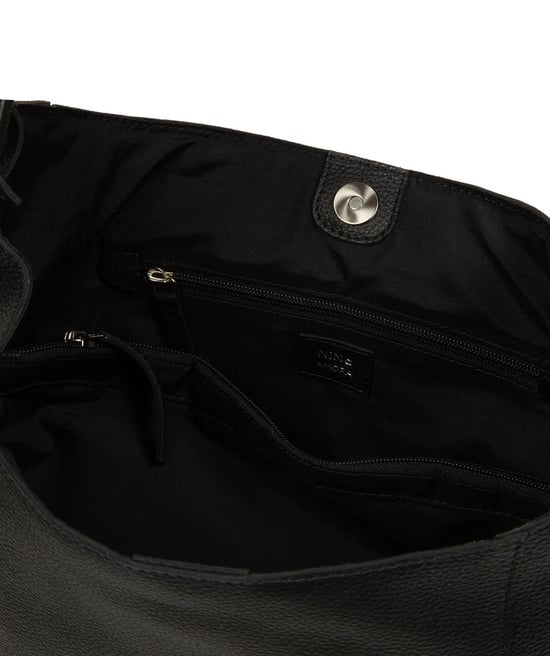 'Sofia' Black Leather Tote Bag - Image 6