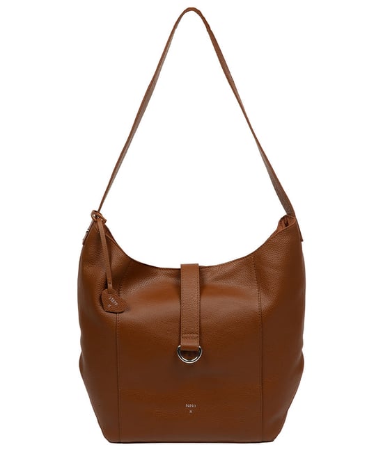 'Sofia' Tan Leather Tote Bag - Image 2