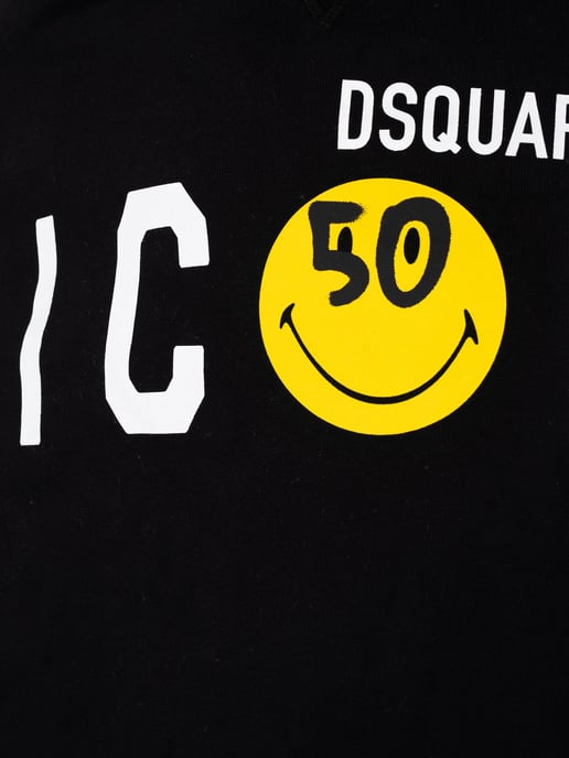 Dsquared2 Blus Smilley manlig Svart - Image 3