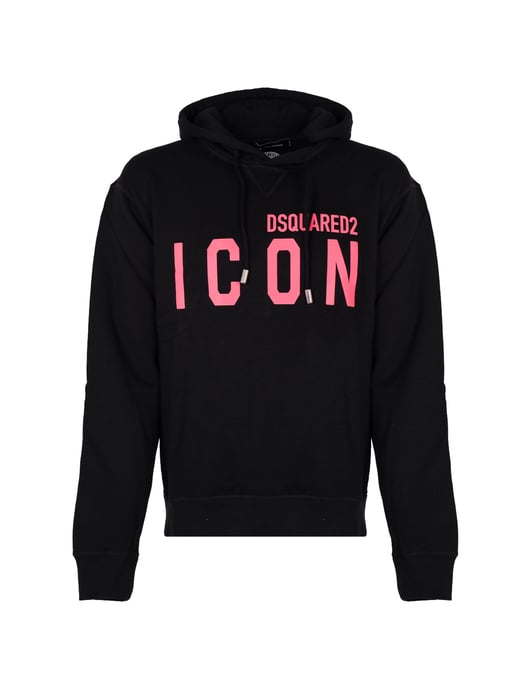 Dsquared2 Sweatshirt Icon Hoodie Men's Black - Image 2
