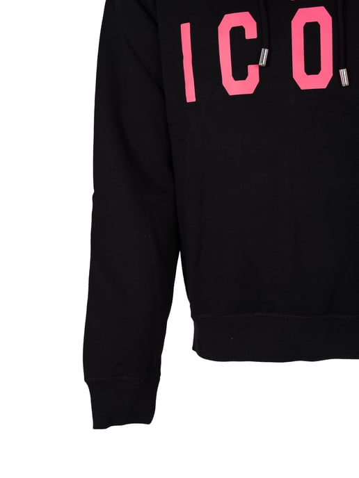 Dsquared2 Sweatshirt Icon Hoodie Men's Black - Image 4