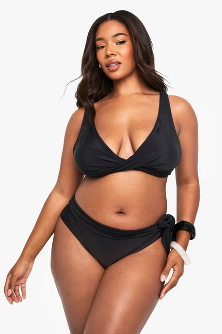 Plus Tie Bikini Bottoms - Image 1