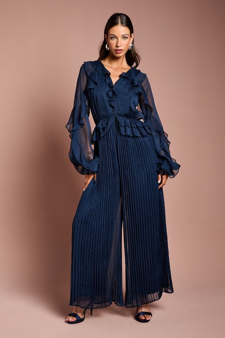 Soft Chiffon Frill Jumpsuit - Image 1