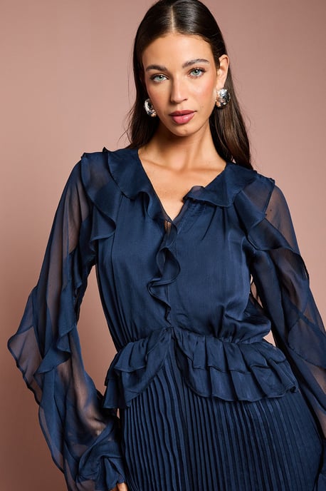 Soft Chiffon Frill Jumpsuit - Image 3
