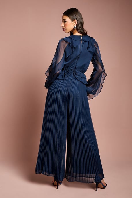 Soft Chiffon Frill Jumpsuit - Image 4