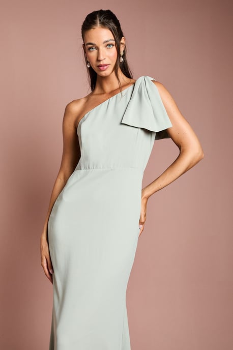 Coast Honoured Bow One Shoulder Maxi Bridesmaid Dress - Image 2