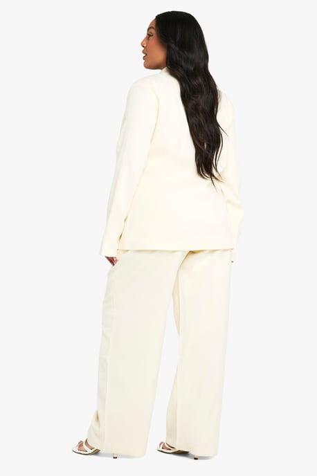 Plus Relaxed Tailored Wide Leg Trouser - Image 2