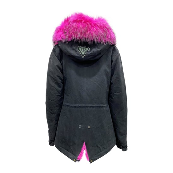 As65 Canvas Versierde Parka Jas - Image 2
