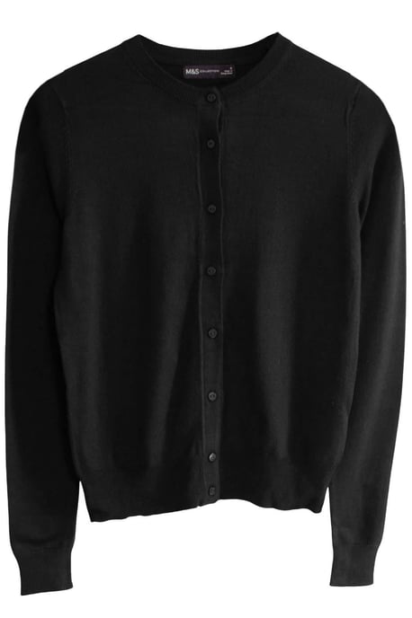 Round Neck Button Down Cardigan - Image 4