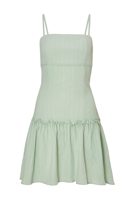 Sage Frill Mini Dress - Image 2