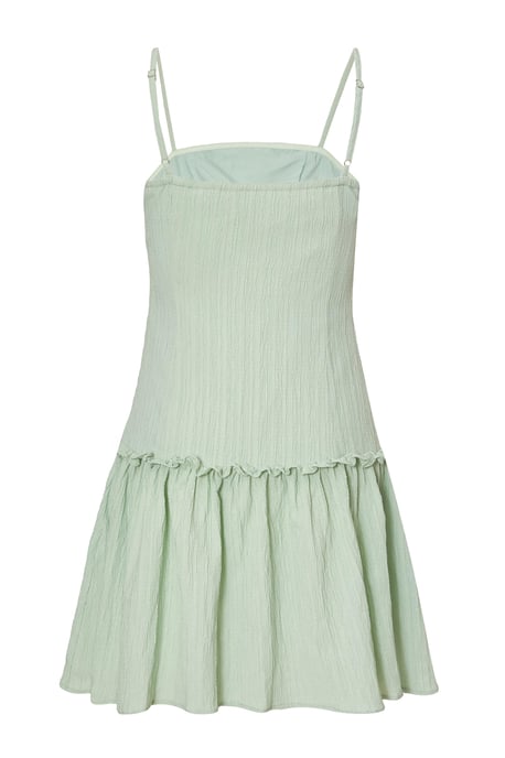 Sage Frill Mini Dress - Image 5