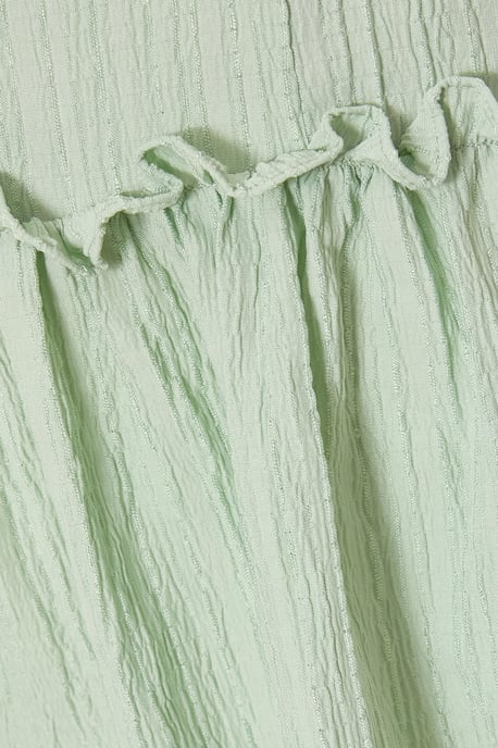 Sage Frill Mini Dress - Image 6
