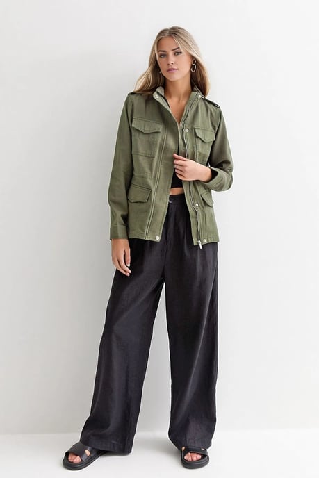 Canvas Military Jacket - Image 1