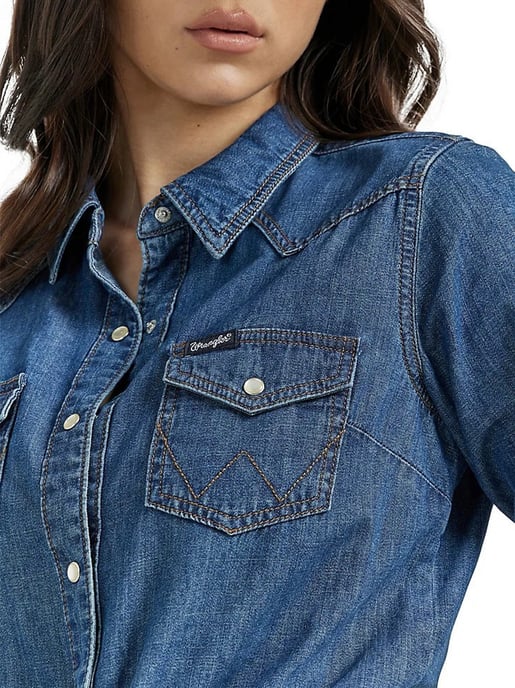 Retro Denim Shirt - Image 3