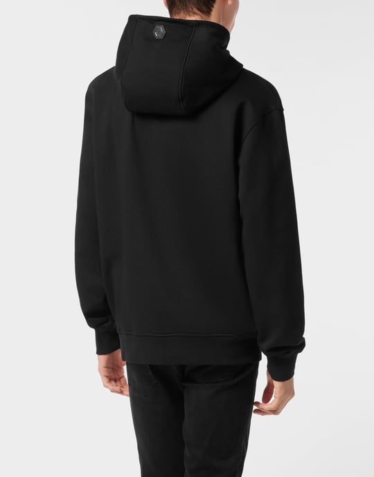 Hoodie med gradient dödskalle - Image 2