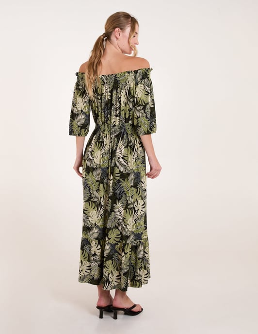 Bardot Elasticated Maxi Dress - Image 4