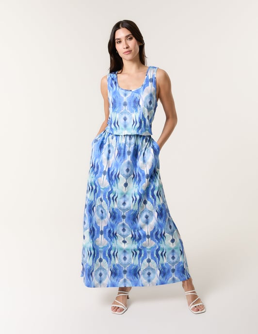 Bubble Hem Maxi Dress - Image 1