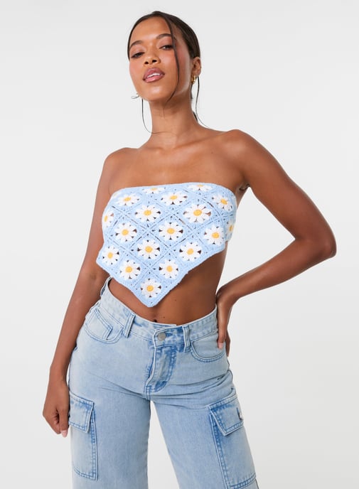 Daisy Crochet Hanky Top - Image 2