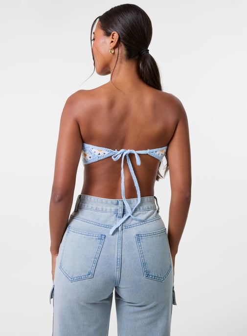 Daisy Crochet Hanky Top - Image 3