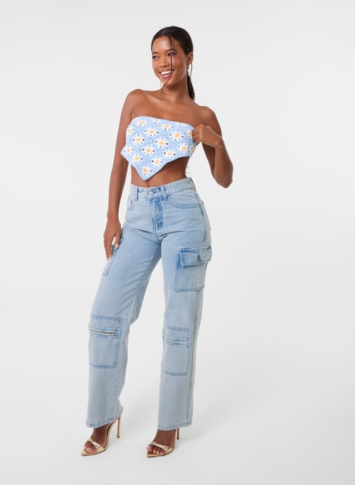 Daisy Crochet Hanky Top - Image 4