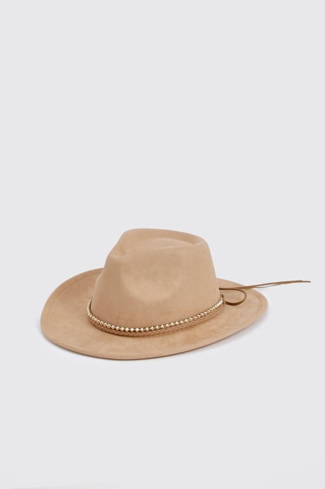 Braided Trim Detail Western Hat - Image 2