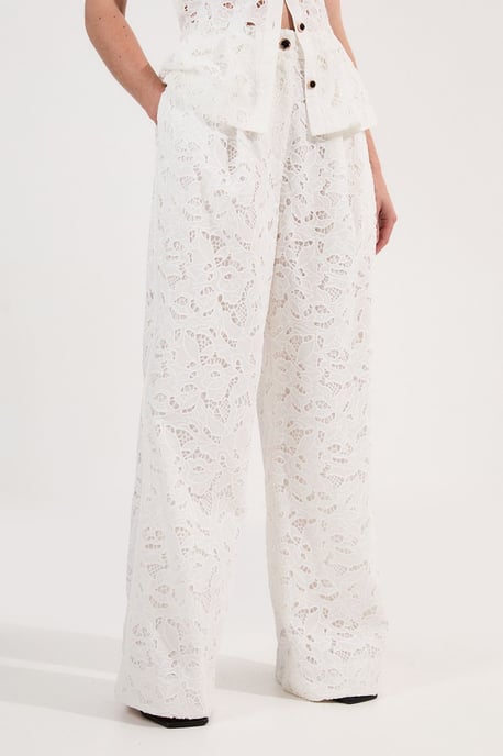 Tall Cutwork Woven Straight Leg Trouser - Image 2