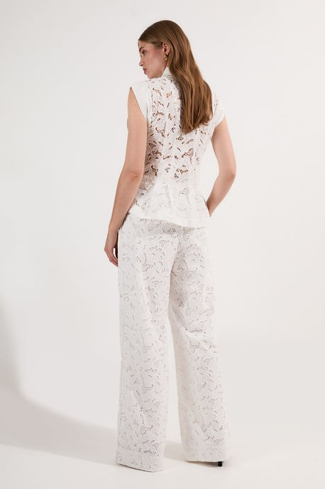 Tall Cutwork Woven Straight Leg Trouser - Image 5